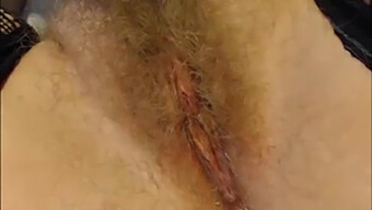 Intimate Close-Up Of A Blonde'S Hairy Pussy In Webcam Footage