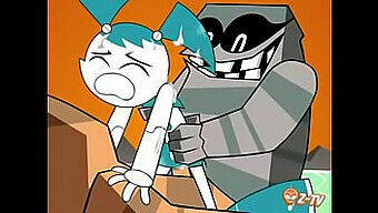 Cartoon Porn Featuring A Young Robot Getting Gangbanged And Cumming